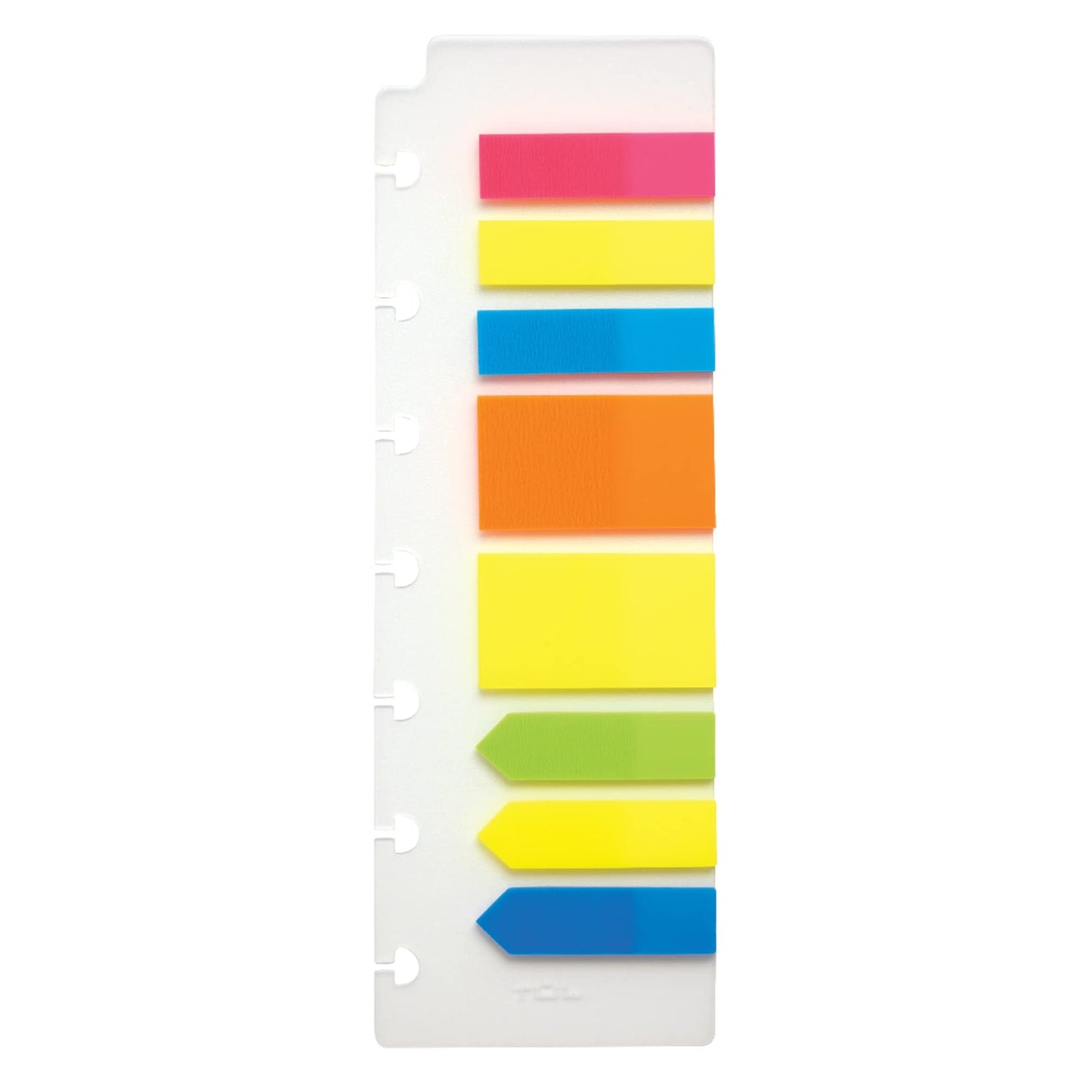 TUL Custom Note-Taking System Discbound Page Flags, 2 1/2" x 6 3/4", Assorted, Pack of 200