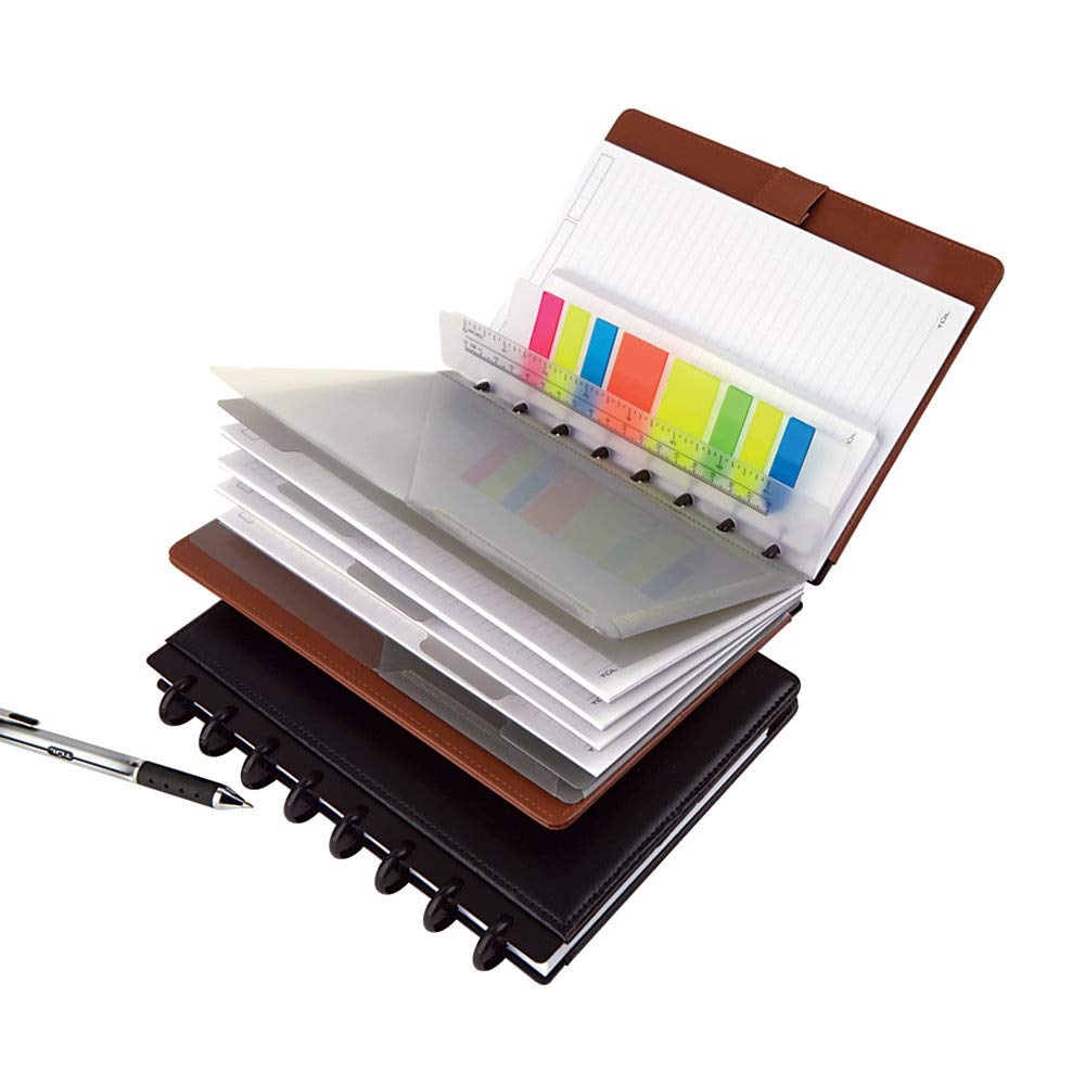 TUL Custom Note-Taking System Discbound Page Flags, 2 1/2" x 6 3/4", Assorted, Pack of 200