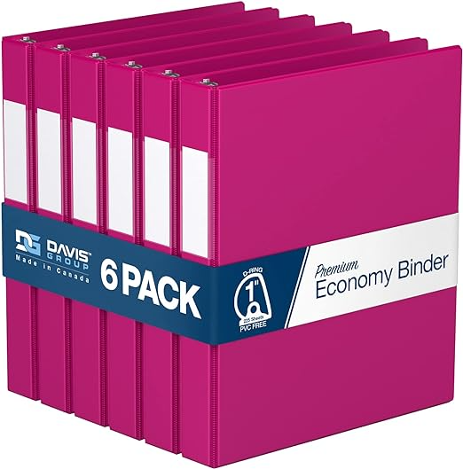 Premium Economy Binders - Round Ring (6-pack)
