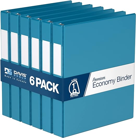 Premium Economy Binders - Round Ring (6-pack)