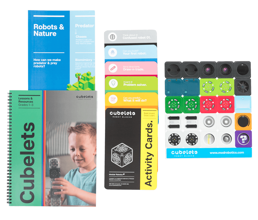 Ready2STEM - Cubelets - Lesson Plan Bundle: Launchpad edition Grades 1–3