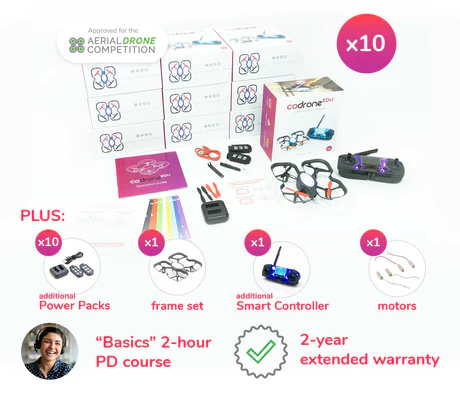 CoDrone EDU Classroom Package - Small (10 Drones)