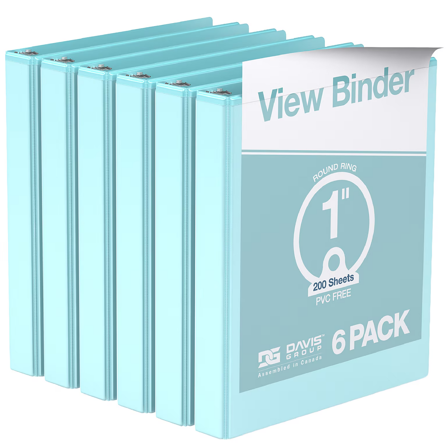 Davis Group Economy View Binders - Pastel Colors