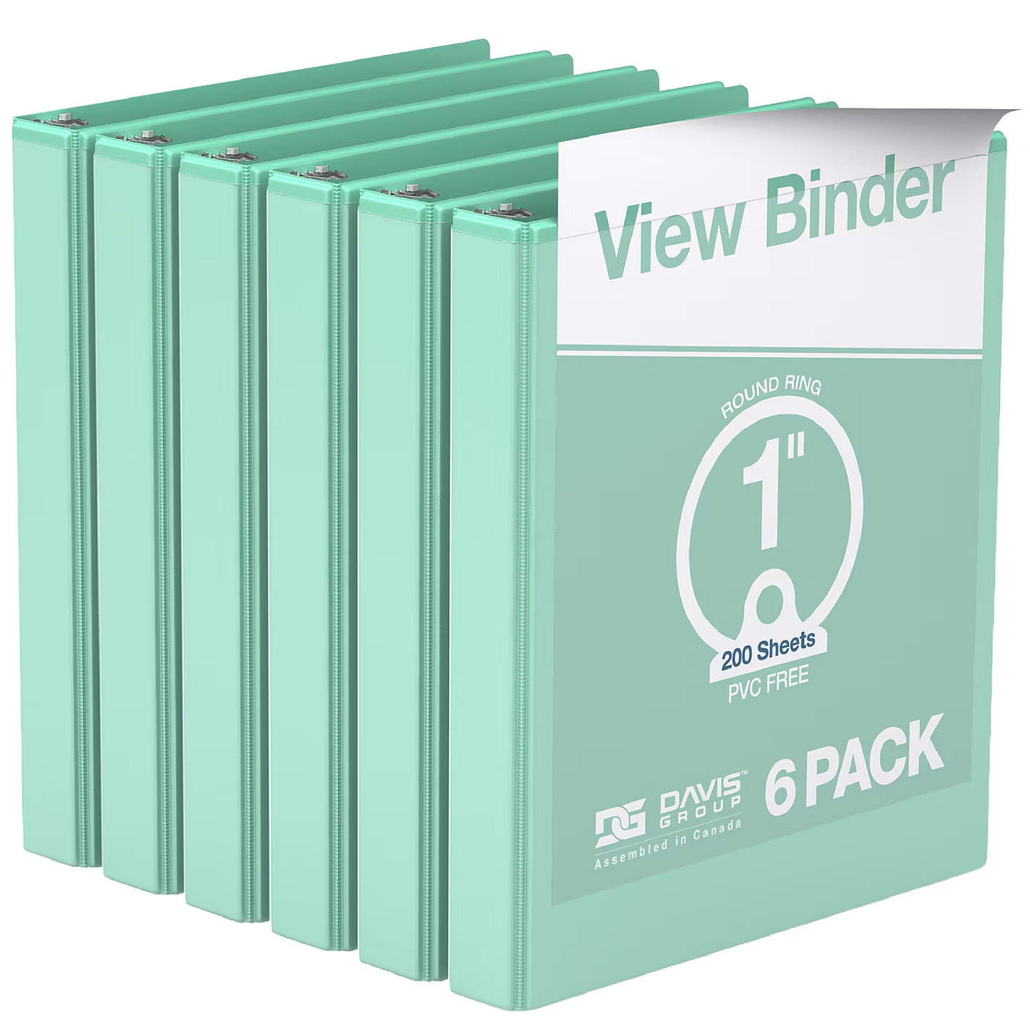 Davis Group Economy View Binders - Pastel Colors
