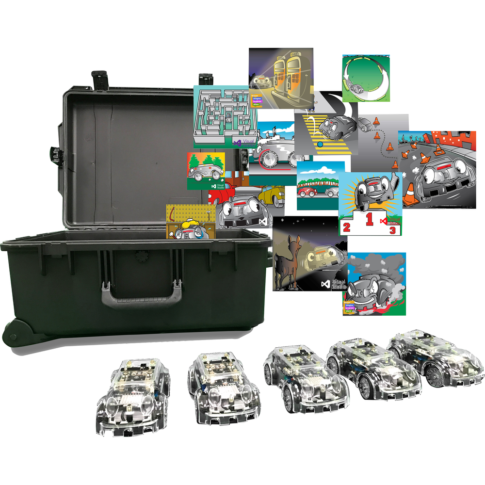 RoboLAB Autonomous Cars School Pack – Ready2STEM