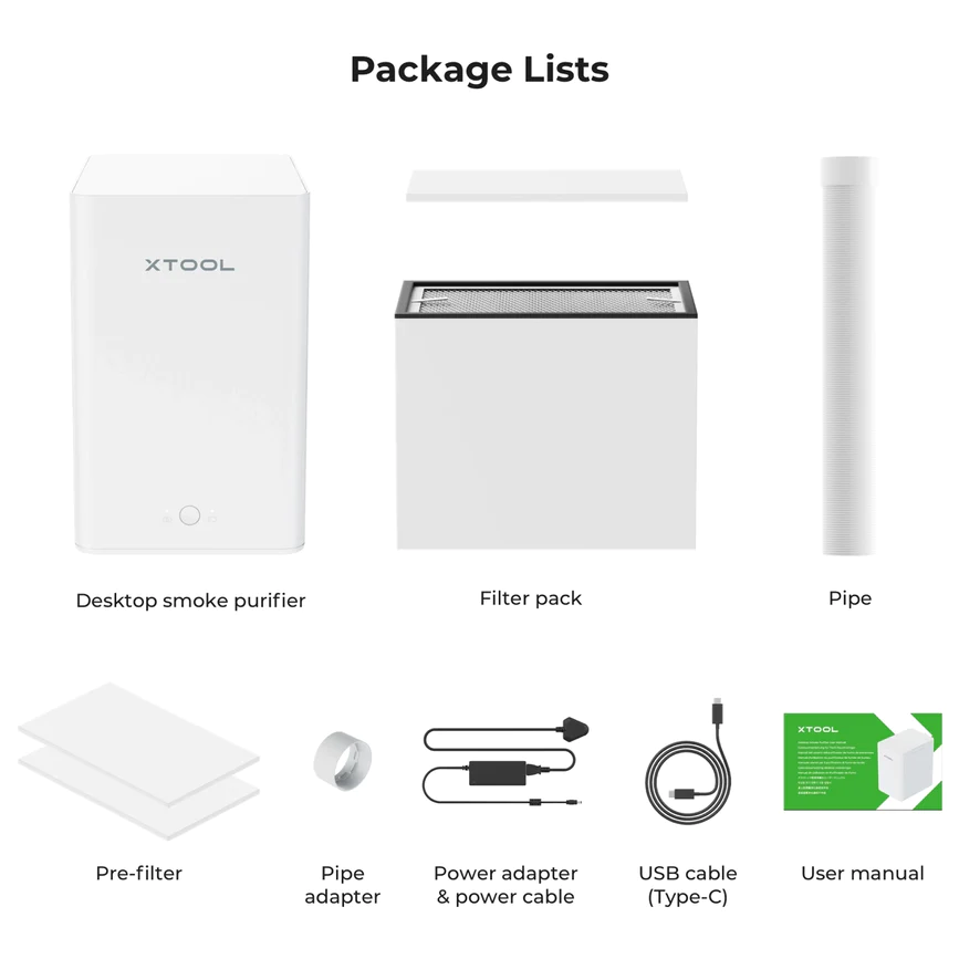 xTool Desktop Air Purifier for F1 Laser Engraver