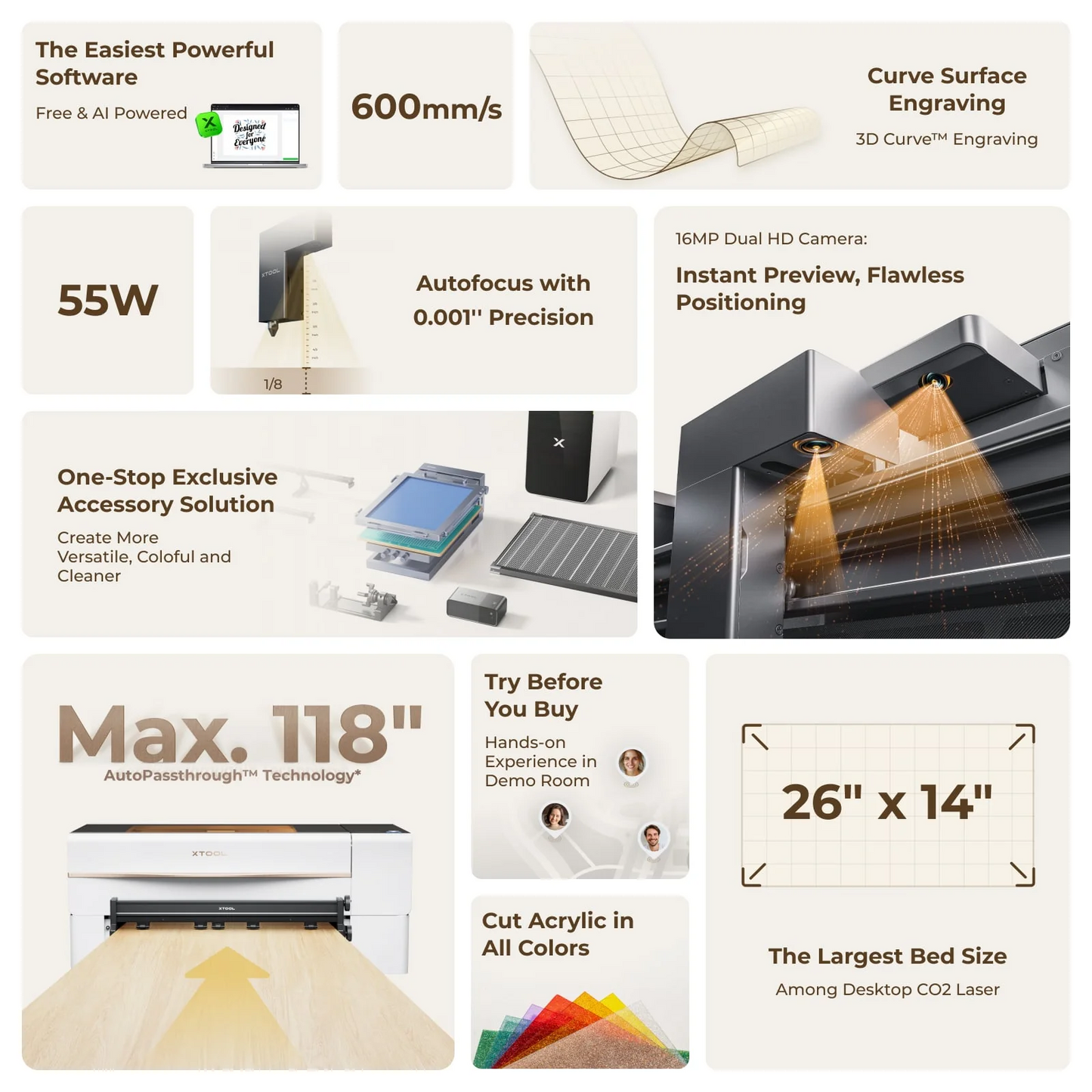 xTool P2S Educational All-in-one Bundle (including xTool Care)