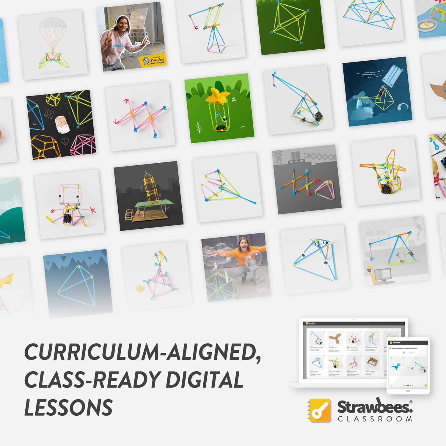 Ready2STEM - Strawbees STEAM Classroom Robotics - w/micro:bit