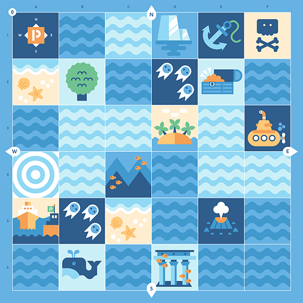 Ready2STEM - Cubetto Blue Ocean Adventure Map