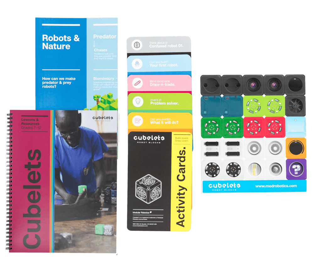 Cubelets - Lesson Plan Bundle: Launchpad edition Grades 7-12 – Ready2STEM