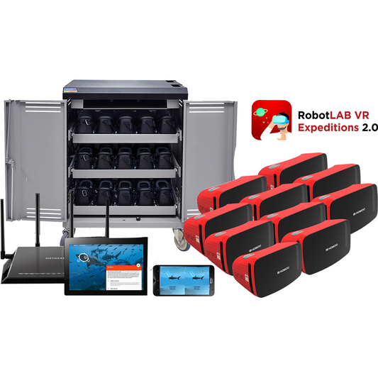 RobotLAB Expeditions VR Standard Kit 30 with Cart